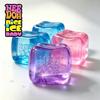Needoh Nice Berg Giant Cube Сенсорные игрушки Прозрачный наполнитель из мальтозы Мягкая игрушка для сжатия рукой Медленно восстанавливающая форма Снятие стресса Настольная игрушка