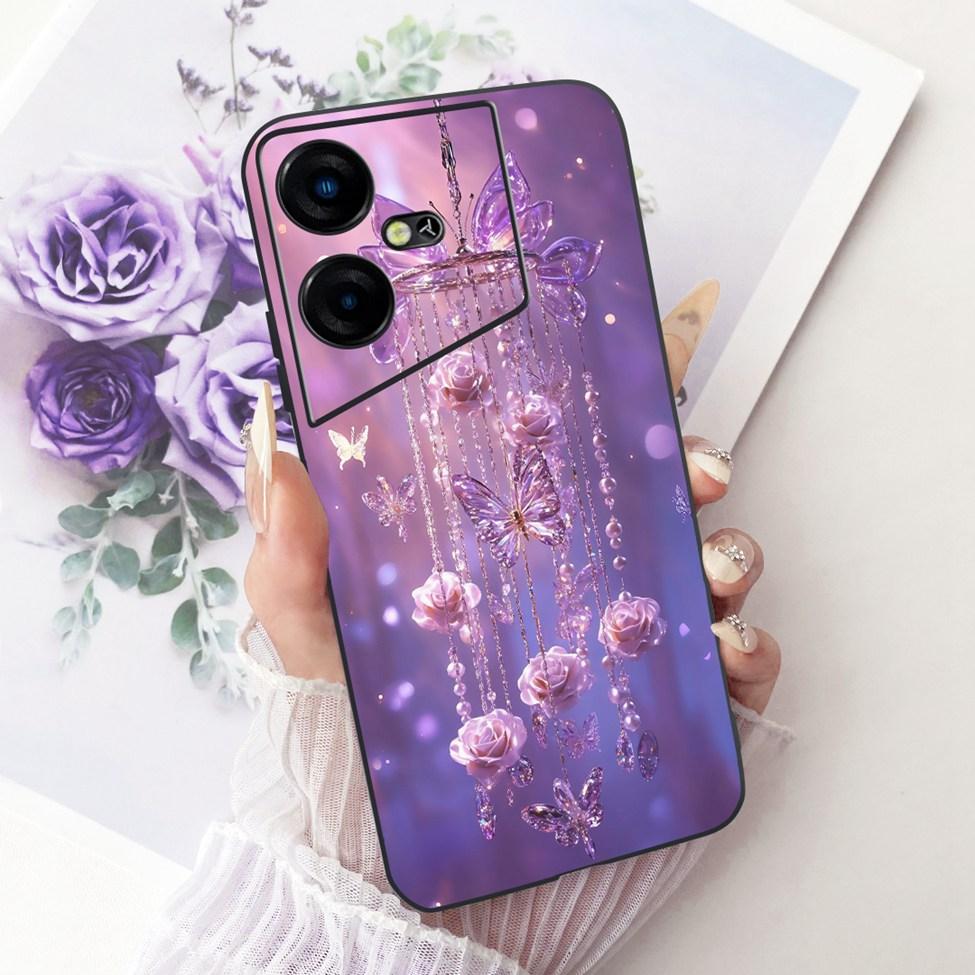 For Tecno Pova Neo 3 Case Cover Silicone Cute Cat Fashion Funny Cool Painted Bumper For Tecno Pova Neo3 LH6n Phone Casing
