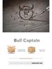 Мужская сумка кроссбоди BULLCAPTAIN из коровьей кожи - Ретро, Многофункциональная, Устойчивая к царапинам с защитой позвоночника