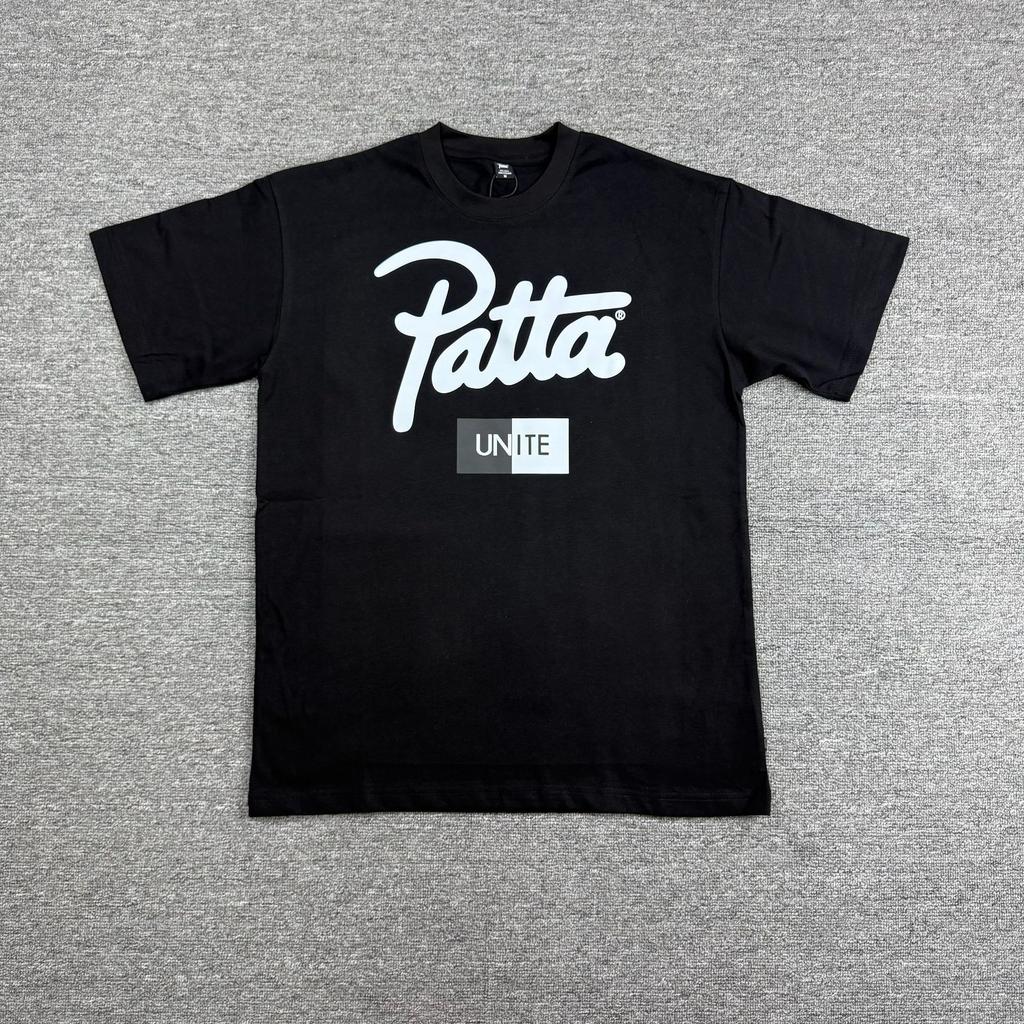 Cross-border trendy brand PATTA European and American street creative fun printing men's and women's casual loose short-sleeved collection T-shirt 