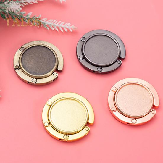 Складной крючок для сумки с магнитом, противоскользящий дизайн, универсальная совместимость, экономящий место металлический крючок для сумки, вешалка для кошелька