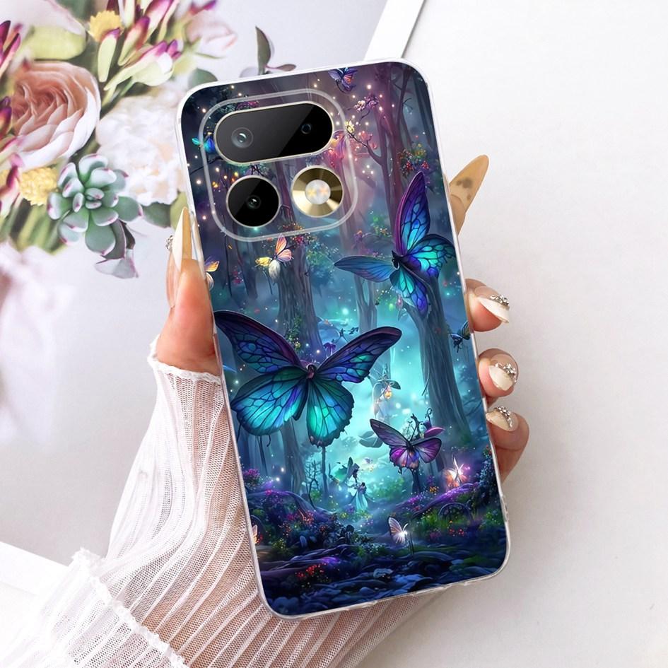 Чехол для Realme 16 Pro / Realme 16 Pro+ Чехол RMX5121 RMX5120 RMX5131 Популярный Мультяшный Мягкий Тонкий Прозрачный ТПУ Защитный Чехол для Телефона