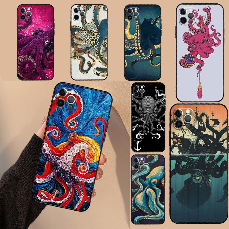 Ходячий чехол-осьминог для Realme C65 C67 C61 C53 C55 C51 C25 C63 C71 C75 GT6 GT7 Pro 11 12 13 14 15 Pro Plus