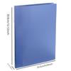 Органайзер для документов формата А4 Матовая отделка Складной планшет Офисный скоросшиватель Школьная папка для хранения Секретарь Портфель для контрактов Синий