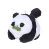 Soft Stuffed Panda Bear Keychain With Wagging Tail Plush Toy Backpack Charm