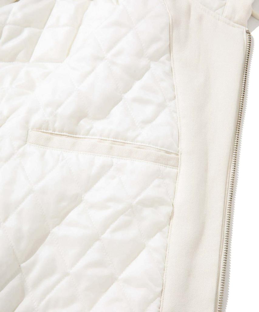 Covernat C Logo Heavy Oxford Hoodie Jacket Ivory