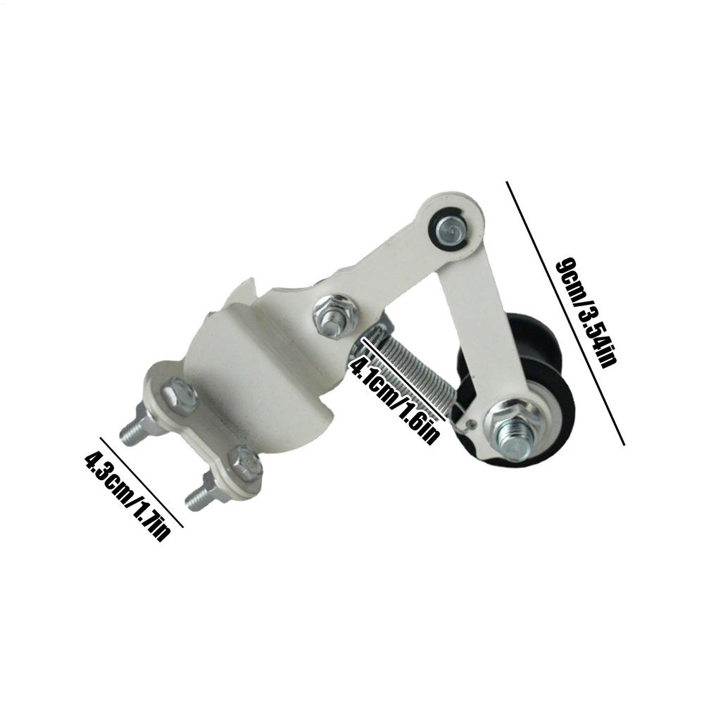 Универсальный натяжитель цепи мотоцикла Натяжитель цепи с направляющими колесами Железный натяжитель цепи для внедорожника квадроцикла мотокросса
