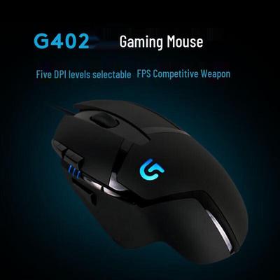 Logitech Высокоскоростная USB-проводная игровая мышь G402