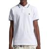 Moncler Мужская футболка-поло с коротким рукавом и нашивкой-логотипом J10918A0002584556001