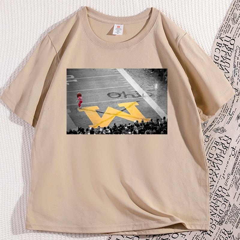 Funny Brutus T Shirt Snow Fan Football TShirt Cotton Short Sleeve Round Neck Tshirts Loose Graphic Tee Male Clothing Streetwear