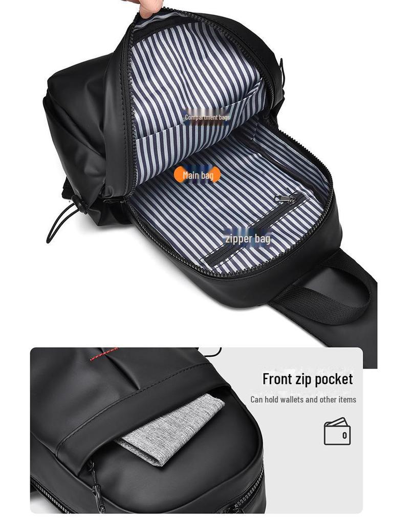 Модная легкая сумка унисекс на грудь и плечо - водонепроницаемая, высококачественный повседневный дизайн для путешествий