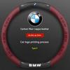 Для BMW M X1 X3 X5 X6 X7 G01 G02 G20 E90 E91 E39 E46 F01 F02 F10 F15 F20 F25 F30 E60 E70 Чехол на руль из углеродного волокна