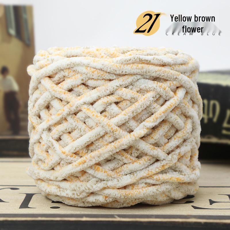 Толстая пряжа Ice Wool для вязания одеял, тапочек, шейных платков и шарфов