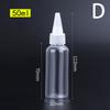 10-200Ml Plastic Squeeze Dropper Bottle With Screw Cap Transparent Eyes Liquid Ink Oil Dropper Bottles Paint Pigment Container