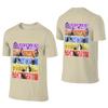 Persona Series Characters Hong Kong Style Reversible Tshirt Light Outdoor Full Texture Short Sleeve