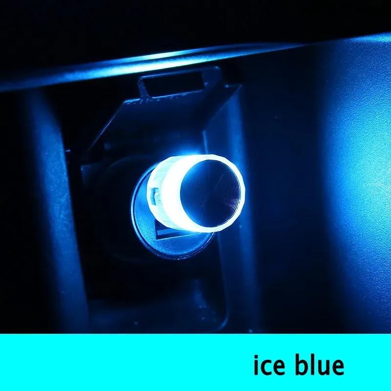 1pcs Car Mini USB Lights LED Decorative Lights, Atmosphere Lights Car PC Computer Portable Lights, Plug And Play Without Battery