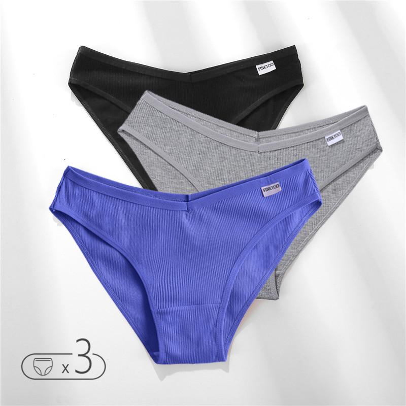 FINETOO M-4XL хлопковые трусики, женское нижнее белье с V-образной талией, трусы больших размеров, женские трусы с низкой посадкой, удобные трусики, нижнее белье
