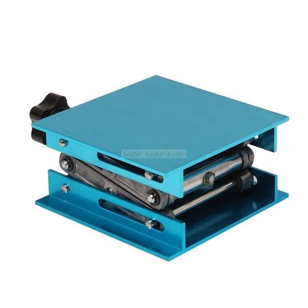 Алюминиевый подъемный стол для фрезерного станка, деревообрабатывающий гравировальный лабораторный подъемный стенд, подъемная платформа, деревянные скамейки