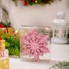 6PCS Glossy Powder Christmas Tree Pendant Lightweight Xmas Decoration  New Year Decor