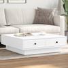 VidaXL Coffee Table White 90x90x28 Cm Chipboard 848087