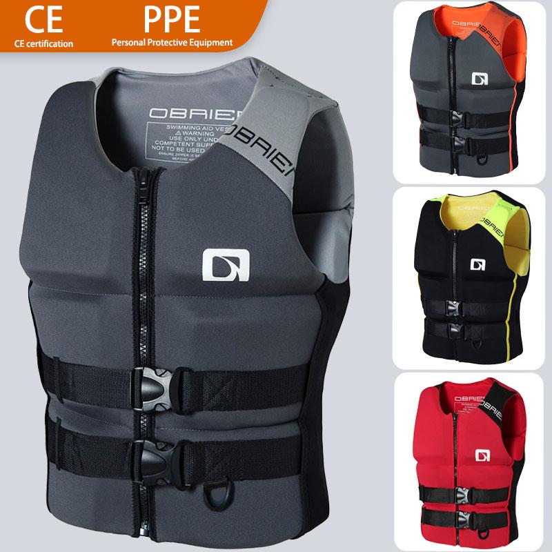 Страховочный жилет Wakesurf Comp Vest, одобрен CE, неопреновый спасательный жилет для вейк-серфинга, но отлично подходит для всех других видов водного спорта