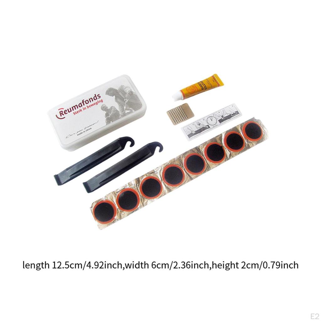 Набор для ремонта велосипедных шин, оборудование для езды с клеем, инструмент для обслуживания, портативный набор для ремонта