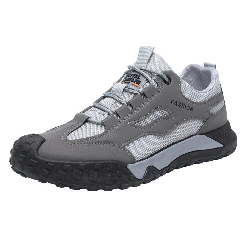 Новая мужская дышащая сетчатая обувь Летняя уличная повседневная спортивная обувь Противоскользящая износостойкая Модная мужская обувь