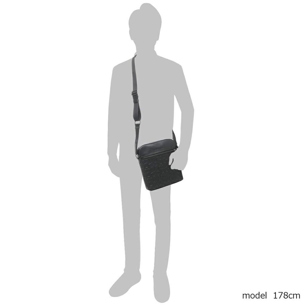 Сумка через плечо Outlet Signature Black 4009 QBBK [Coach] Мужская [Товар]