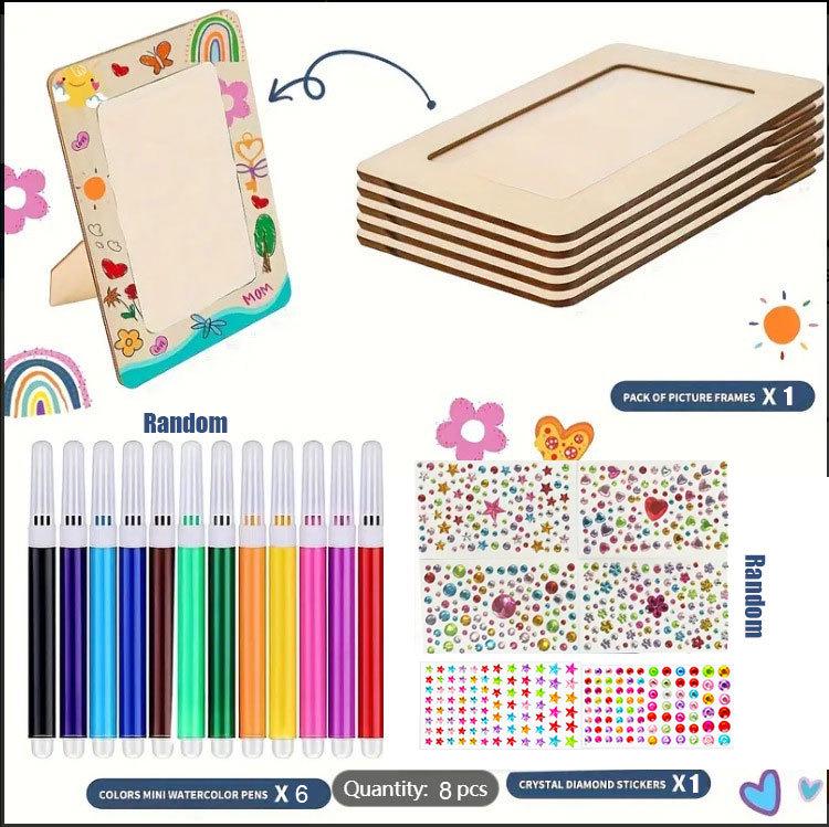 Детский набор для рисования граффити по дереву своими руками: Поделки и фоторамки