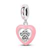 Silver Plated Dangle Charms For Woman Fit Bracelet Pendants DIY Fashion Jewelry Gift