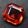 Natural Orange Sapphire Loose Gemstone 11.05 ct Mind Blowing Square Shape September Birthstone Gift