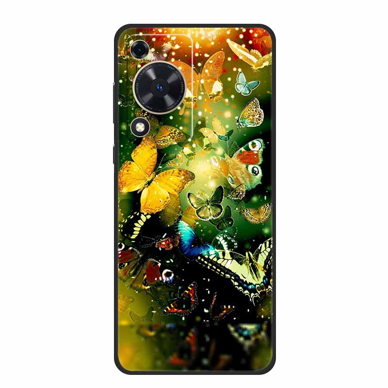 Чехол для Huawei Nova Y72 Чехол Модный Мраморный Черный Силиконовый Мягкий Чехол для Телефона для Huawei Nova Y72 Задняя Крышка Чехол Y 72 Capa