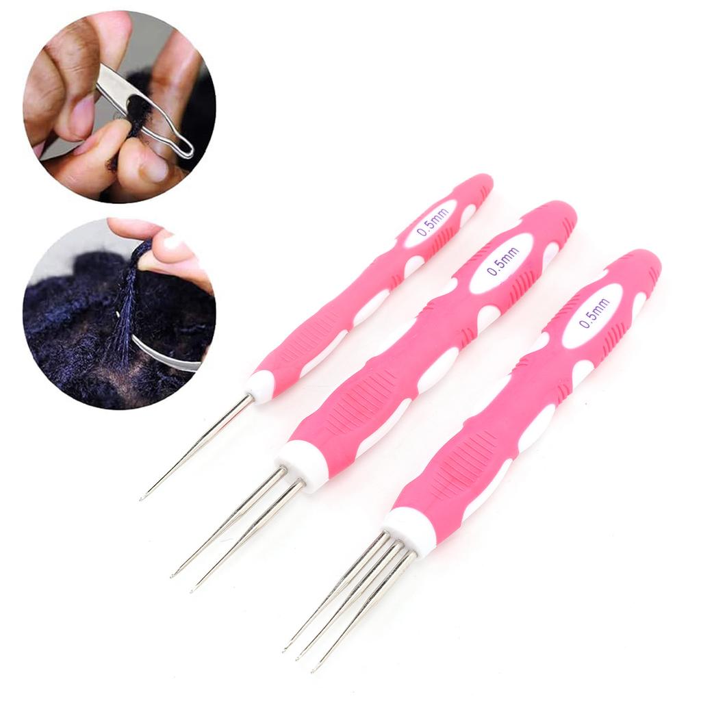 Крючок для дредов 0,5 мм Быстрое плетение Износостойкий Длительный срок службы Дреды тоже переплетены