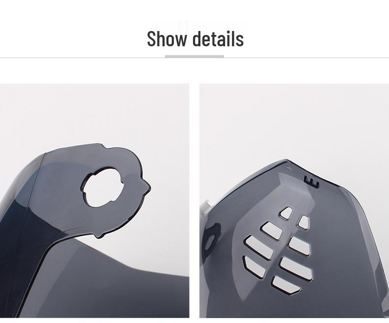 Ghost Face Motorcycle Windshield Visor for Icon Airflite C06 Helmet (Day/Night)