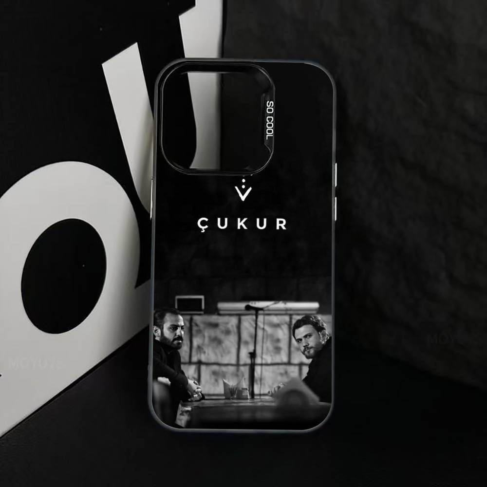Серия C-Cukur T-The P-Pit Чехол для телефона для iPhone 17,16,15,14,13,12,11 Plus,Pro Max,XS,Красочный серебристый чехол для телефона Funda Cover