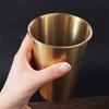 400/500ML Beer Cup Wide Mouth Drinking Cup Wine Cup Stainless Steel Cup  Restaurant