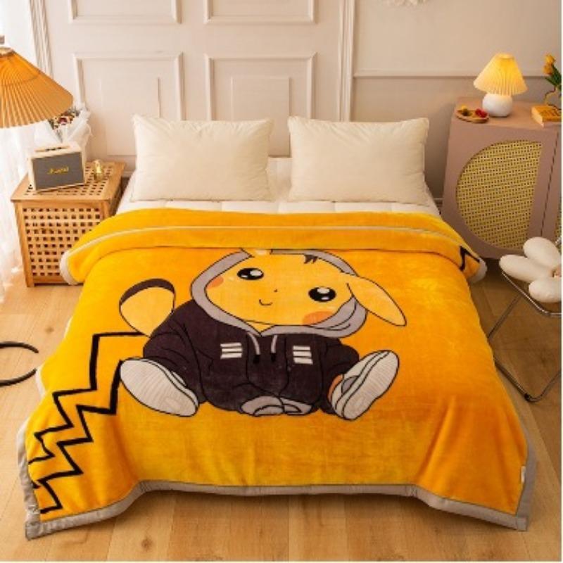 Raschel Autumn and Winter Thick Blanket