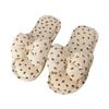 Fashionable Linen Fabric Shoes, Cute Indoor Women's Slippers