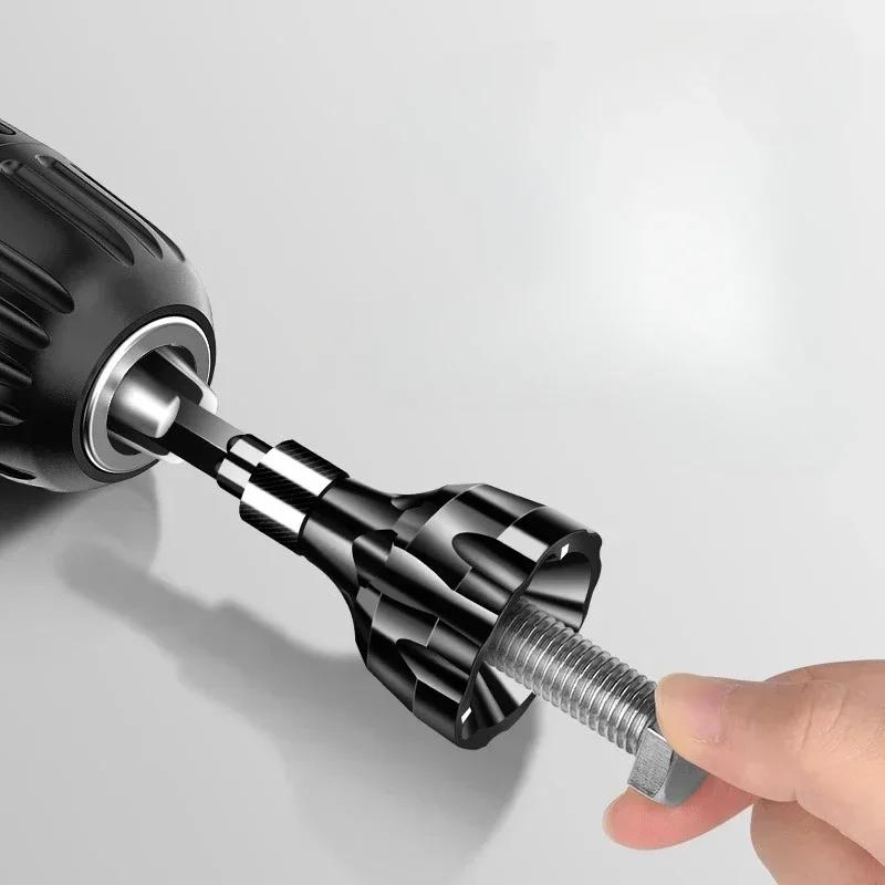 Инструмент для удаления заусенцев из вольфрамовой стали, триммер для резьбы с фаской из сплава, инструмент для снятия заусенцев с винта, стержня, болта