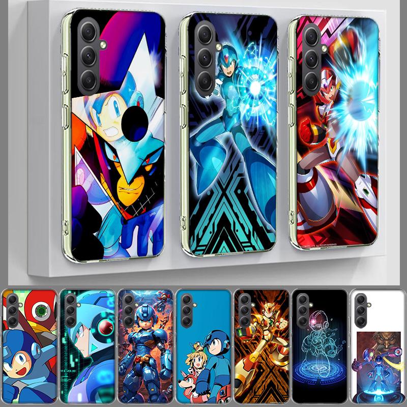 Чехол для телефона Game M-Megaman R-Rockman для Samsung A17 A37 A57 A07 A16 A26 A36 A56 A06 A02S A12 A22 A32 A52S A04S A14 A24 A34 A54 A