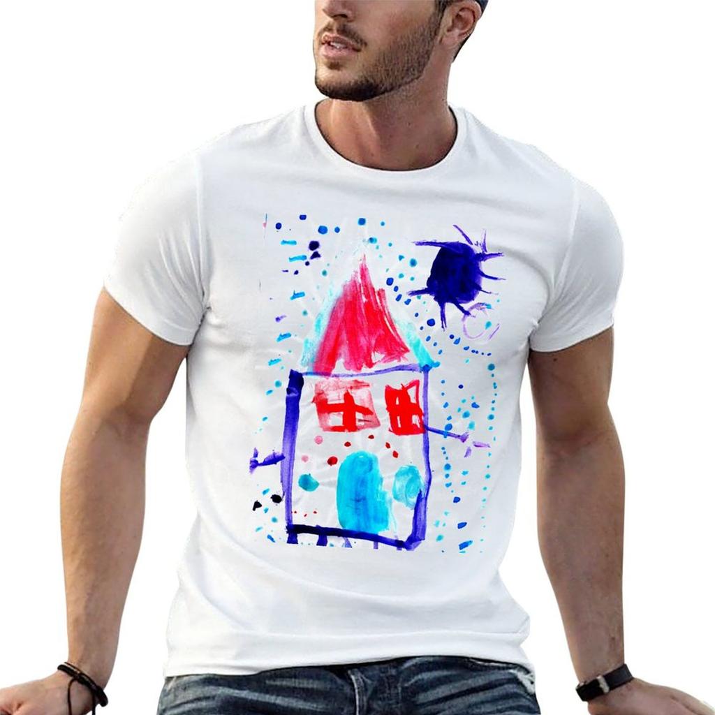 Design by Clara Our House T-Shirt man t shirts high quality luxury brand anime tshirt cotton t