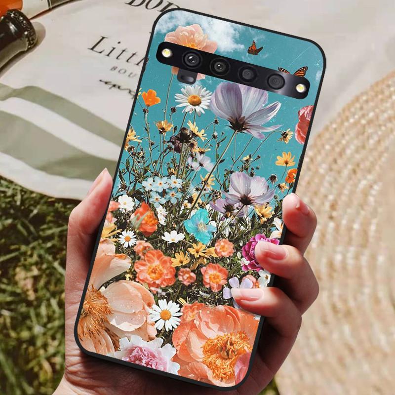 Мягкий ТПУ чехол для TCL 10 Pro Чехол T799B Силиконовый Мультяшный Задний Бампер Coque для TCL 10 Pro Чехлы T799H 10Pro Защитные Фундас