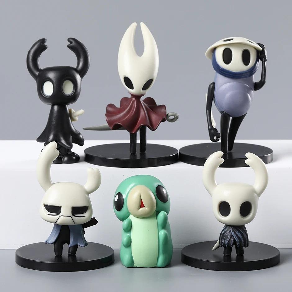 3 шт./6 шт. Hollow Knight Silk Song Рыцарь Шершень Червь Зоте Киррел Тень Корнифер Майла ПВХ Фигурка Модель Украшение Коллекция Игрушек G