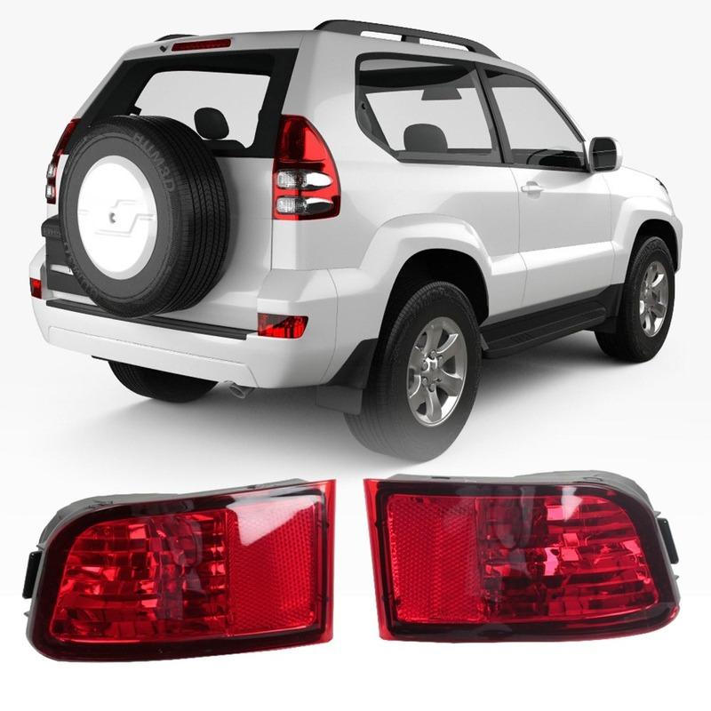Светоотражатель заднего бампера для Toyota Land Cruiser Prado 120 серии GRJ120 TRJ120 FJ120 2002-2009 Крышка заднего противотуманного фонаря без лампочки