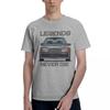 Мужская винтажная футболка с автомобилем W201 Legends Never Die, классическая футболка 190E, повседневная футболка оверсайз из чистого хлопка с круглым вырезом, футболка большого размера