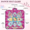Танцевальный коврик, обновленный электронный танцевальный коврик со светодиодной подсветкой, музыкальный танцевальный игровой коврик с 7 игровыми режимами, Adjus