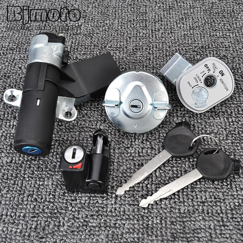 NPS 50 Fuel Gas Cap Ignition Switch Seat Lock Key For Honda NPS50 Ruckus 2003-2005 / NPS50 Ruckus 50 2006-2017 35014-GEZ-Y21