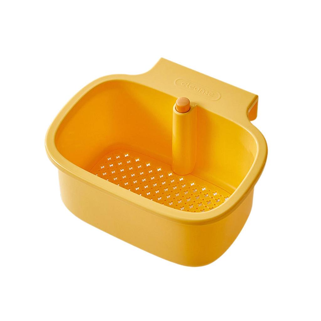Kitchen Sink Filter Basket Sink Washing Basin Anti Leak Filter Basin One Click Press Type Grid Drain Storage Rack Strainer