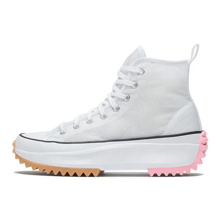 Converse Run Star Hike High 'Concrete Heat - White' (Unisex) White / Black / Electric Rush Skate Shoes 167851C