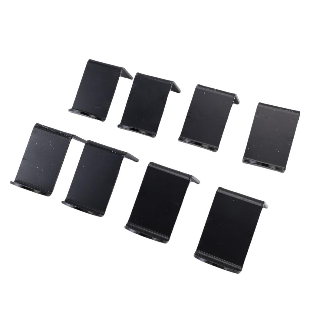 8PCS Hat Hooks for Wall 2.8 Inch Acrylic Baseball Cap Holder Wide Brim Hat Hanger Organizer with Adhesive for Room Decor